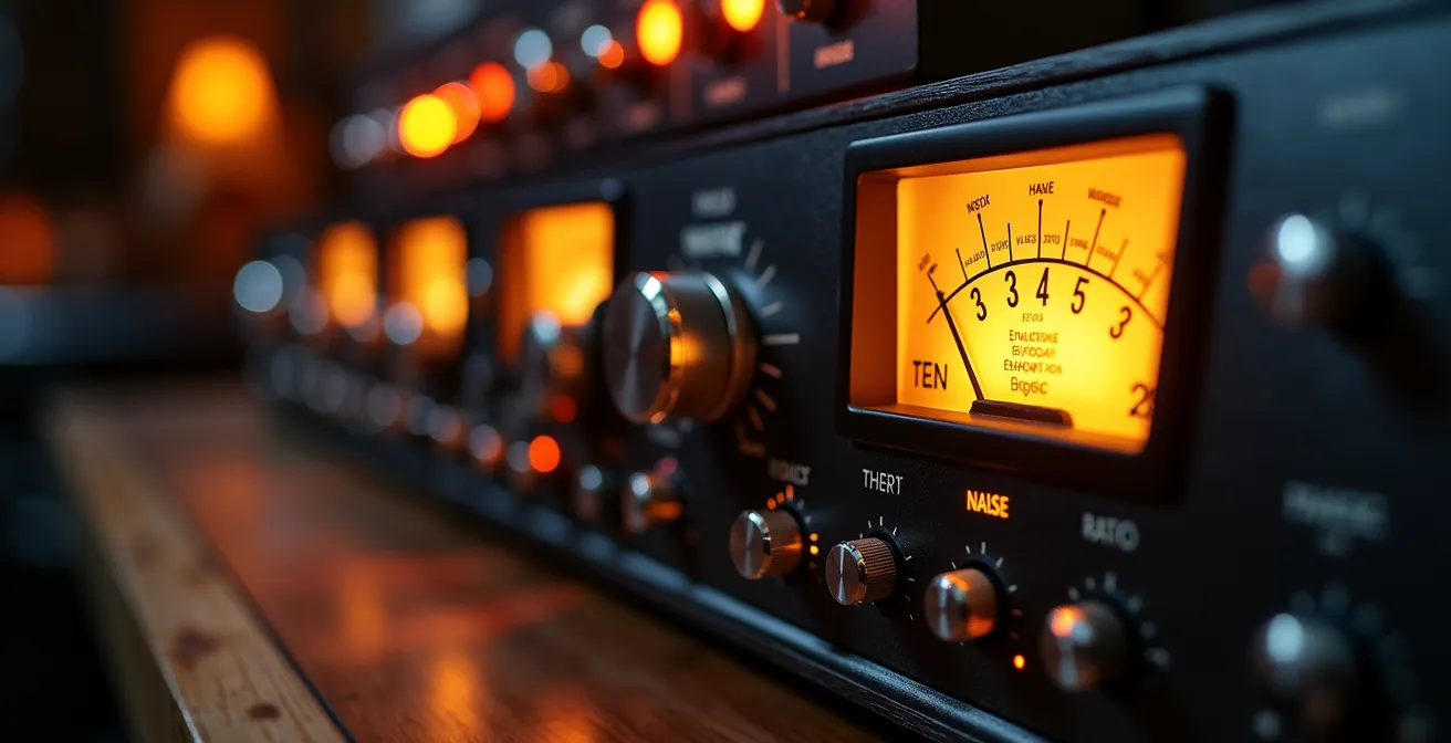 Visualisation technique de l'effet de compression sidechain sur une forme d'onde audio