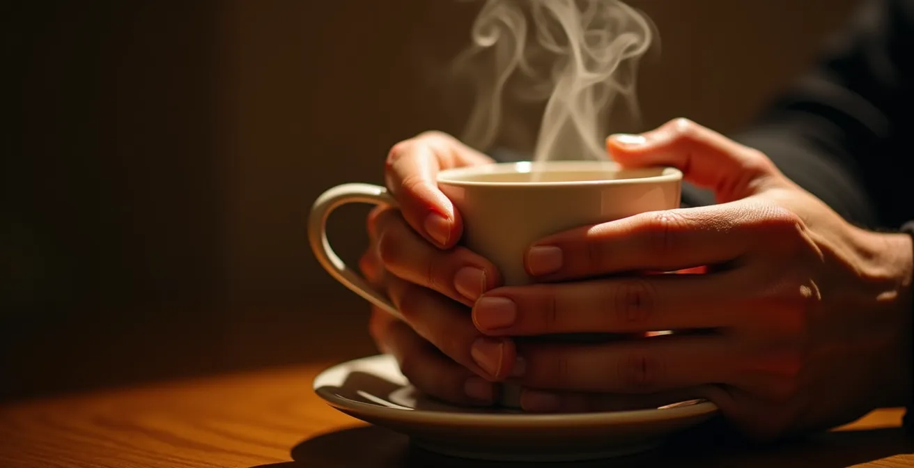 Musicien en phase de détente et récupération dans les coulisses après un concert